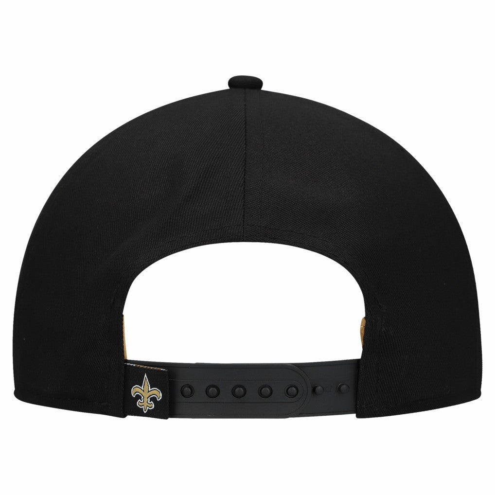 New Orleans Saints New Era Women's Metallic 9FORTY M-Crown A-Frame Adjustable Hat - Black online