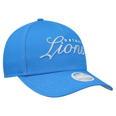 Detroit Lions New Era Women's Metallic 9FORTY M-Crown A-Frame Adjustable Hat - Blue outlet