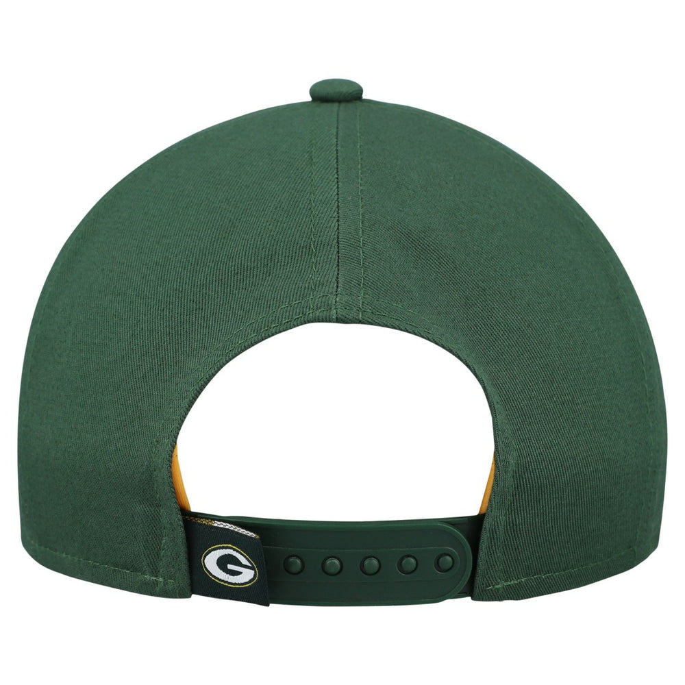 Green Bay Packers New Era Women's Metallic 9FORTY M-Crown A-Frame Adjustable Hat - Green cheap