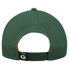 Green Bay Packers New Era Women's Metallic 9FORTY M-Crown A-Frame Adjustable Hat - Green cheap