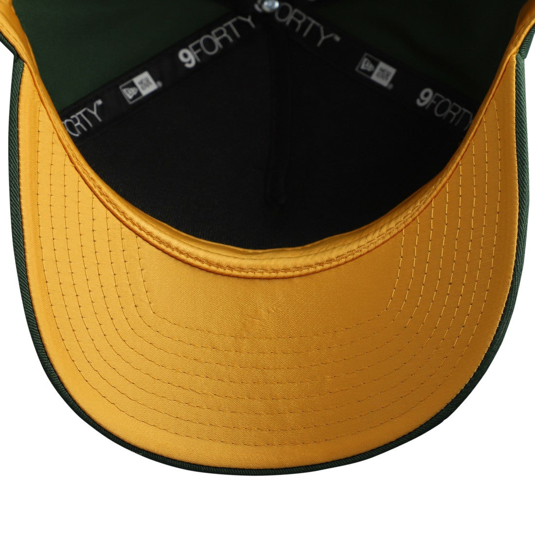 Green Bay Packers New Era Women's Metallic 9FORTY M-Crown A-Frame Adjustable Hat - Green cheap