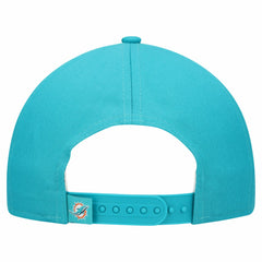 Miami Dolphins New Era Women's Metallic 9FORTY M-Crown A-Frame Adjustable Hat - Aqua discount