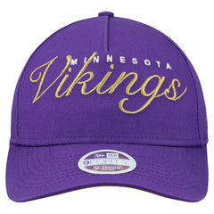 Minnesota Vikings New Era Women's Metallic 9FORTY M-Crown A-Frame Adjustable Hat - Purple online