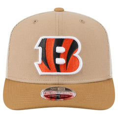 Cincinnati Bengals New Era Two-Tone Trucker 9SEVENTY Adjustable Hat - Light Beige discount