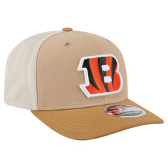 Cincinnati Bengals New Era Two-Tone Trucker 9SEVENTY Adjustable Hat - Light Beige discount