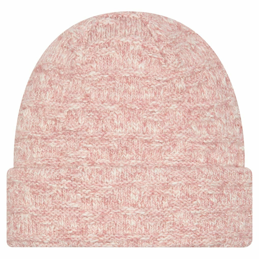 Pittsburgh Steelers New Era Women's Metallic Cuffed Knit Hat - Pink for sale