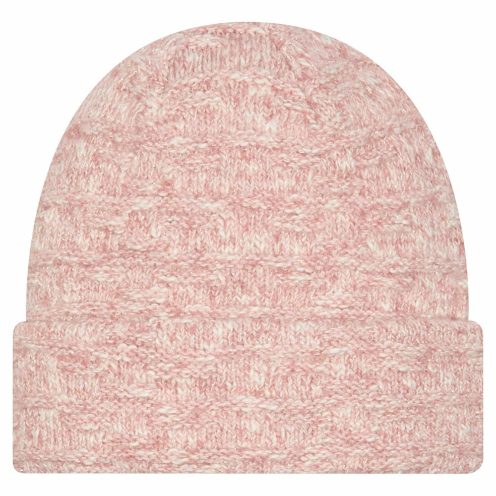 Pittsburgh Steelers New Era Women's Metallic Cuffed Knit Hat - Pink for sale