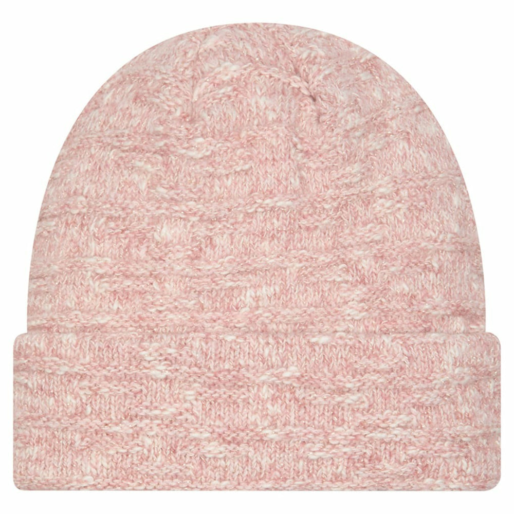 San Francisco 49ers New Era Women's Metallic Cuffed Knit Hat - Pink cheap