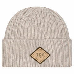 Cincinnati Bengals New Era Logo Applique Cuffed Knit Hat - Light Beige on sale