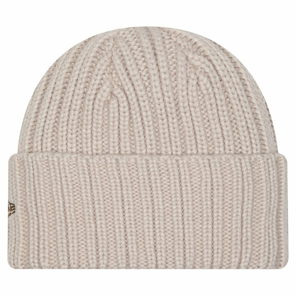 Cincinnati Bengals New Era Logo Applique Cuffed Knit Hat - Light Beige on sale
