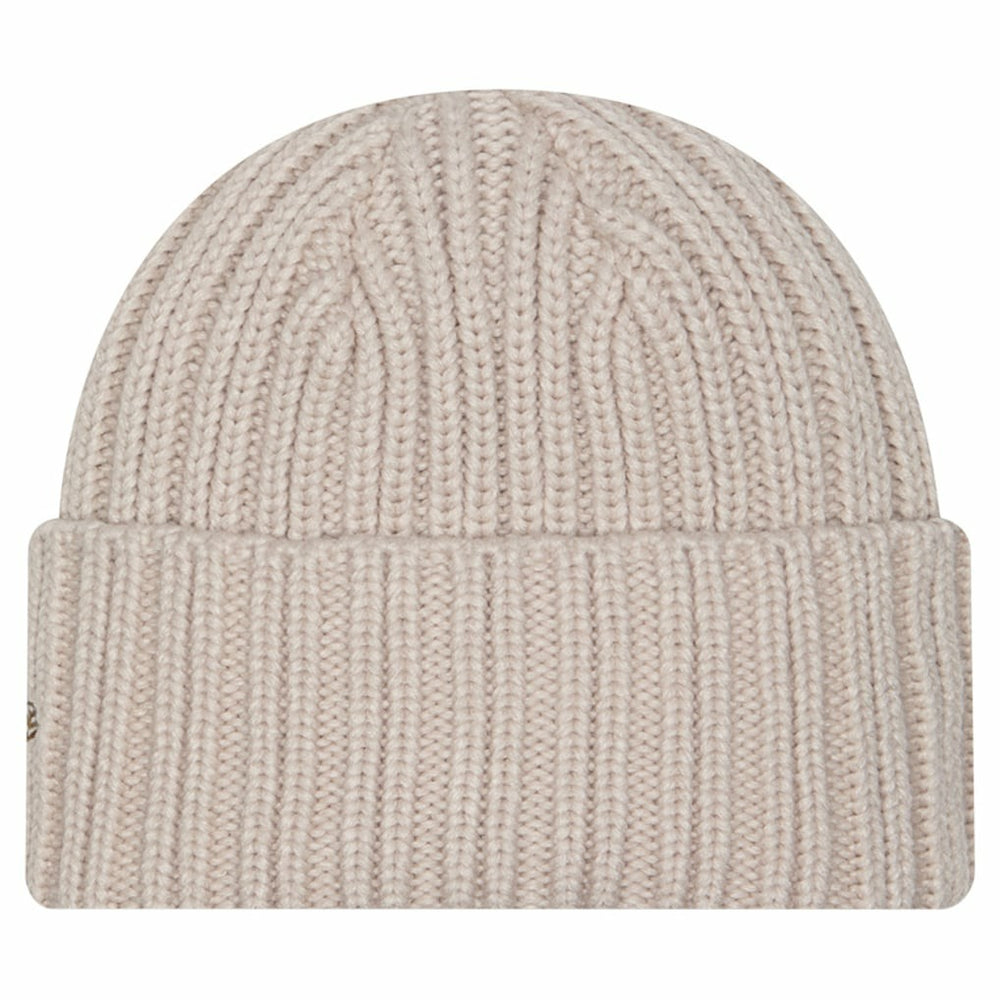 Cleveland Browns New Era Logo Applique Cuffed Knit Hat - Light Beige discount