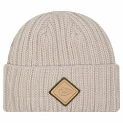 Kansas City Chiefs New Era Logo Applique Cuffed Knit Hat - Light Beige online