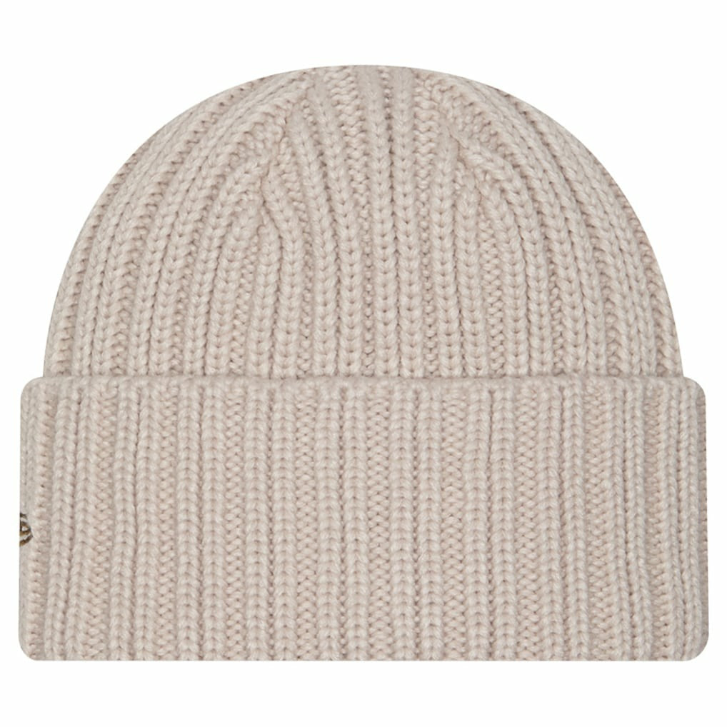 Kansas City Chiefs New Era Logo Applique Cuffed Knit Hat - Light Beige online