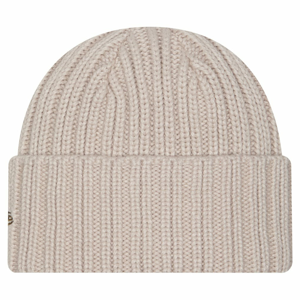 Kansas City Chiefs New Era Logo Applique Cuffed Knit Hat - Light Beige online