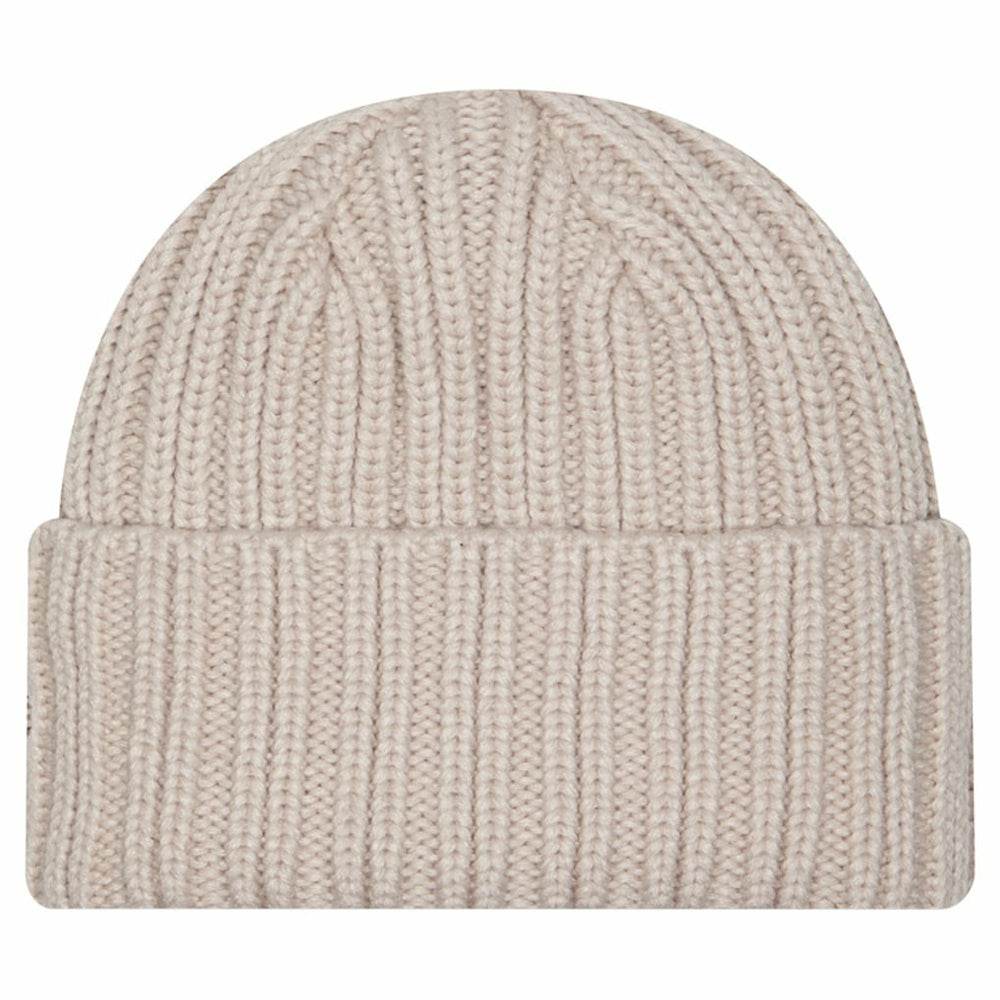 Minnesota Vikings New Era Logo Applique Cuffed Knit Hat - Light Beige on sale
