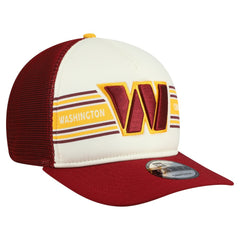 Washington Commanders New Era Banner A-Frame 9FIFTY Snapback Hat - Cream/Burgundy sale