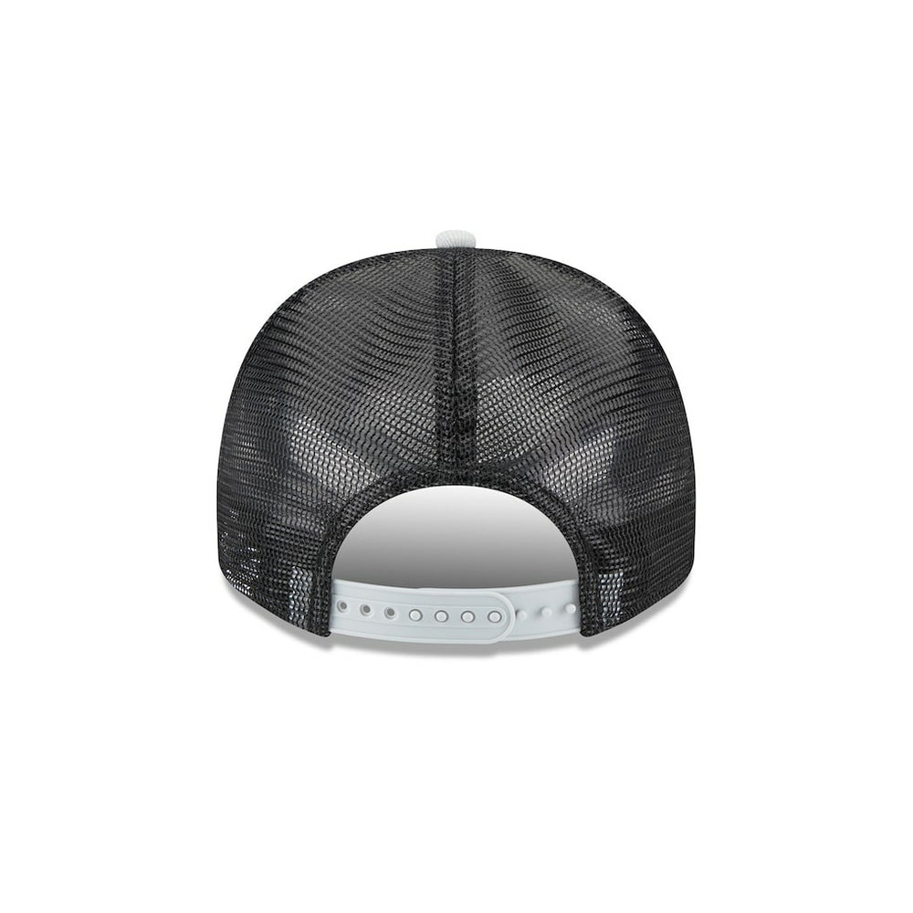 Las Vegas Raiders New Era Banner A-Frame 9FIFTY Trucker Snapback Hat - Cream/Black outlet