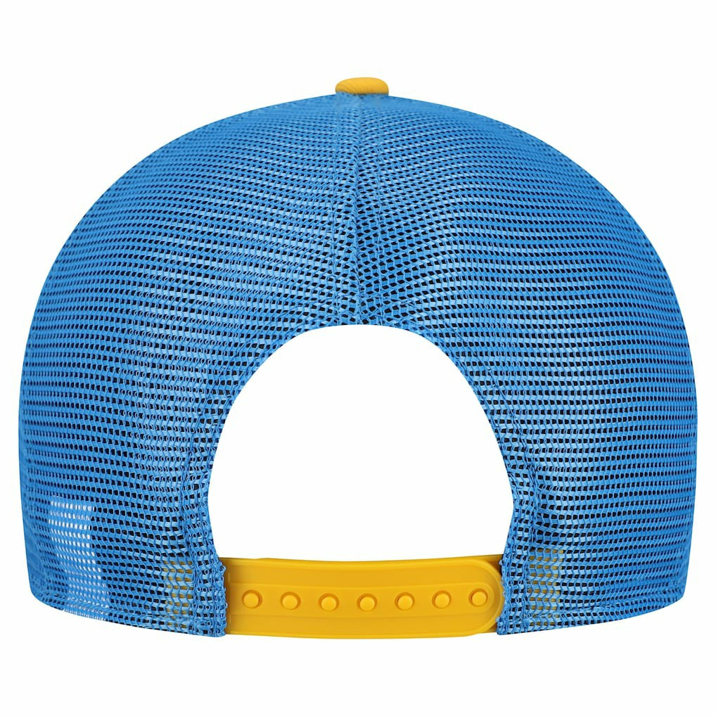 Los Angeles Chargers New Era Banner A-Frame 9FIFTY Snapback Hat - Cream/Powder Blue discount