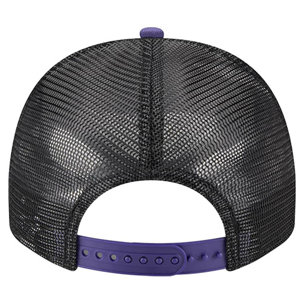 Baltimore Ravens New Era Banner A-Frame 9FIFTY Trucker Snapback Hat - Cream/Black outlet