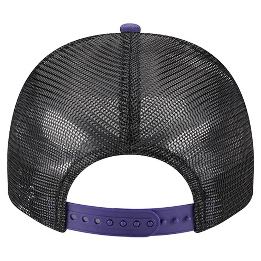 Baltimore Ravens New Era Banner A-Frame 9FIFTY Trucker Snapback Hat - Cream/Black outlet