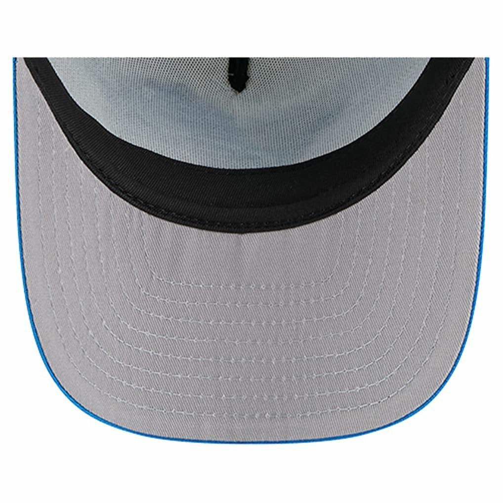 Detroit Lions New Era Banner A-Frame 9FIFTY Trucker Snapback Hat - Cream/Blue online