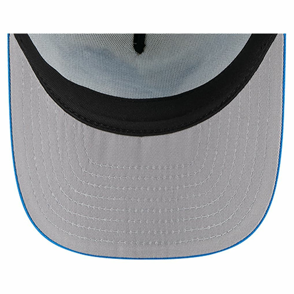 Detroit Lions New Era Banner A-Frame 9FIFTY Trucker Snapback Hat - Cream/Blue online