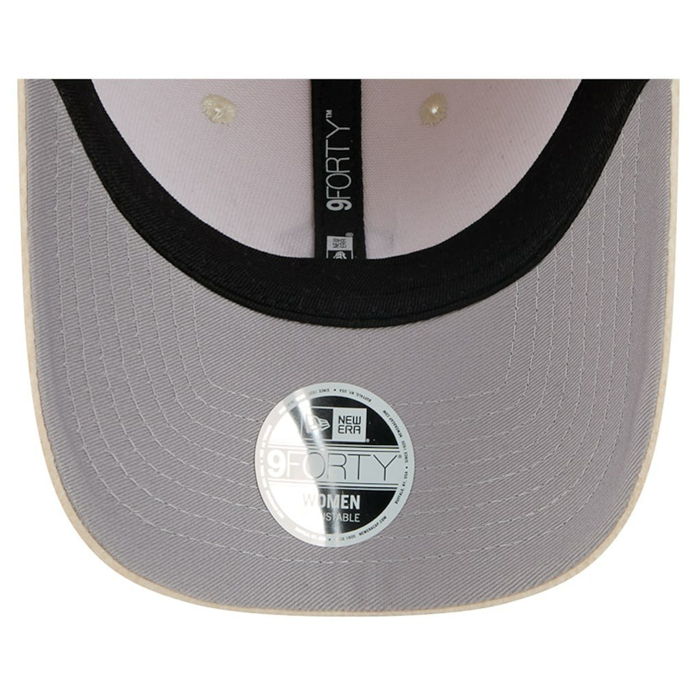 Kansas City Chiefs New Era Women's Comfy 9FORTY Adjustable Hat - Cream cheap