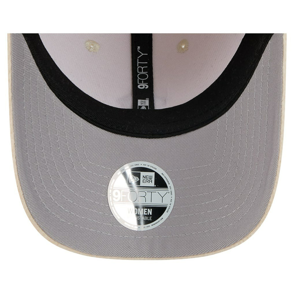 Kansas City Chiefs New Era Women's Comfy 9FORTY Adjustable Hat - Cream cheap