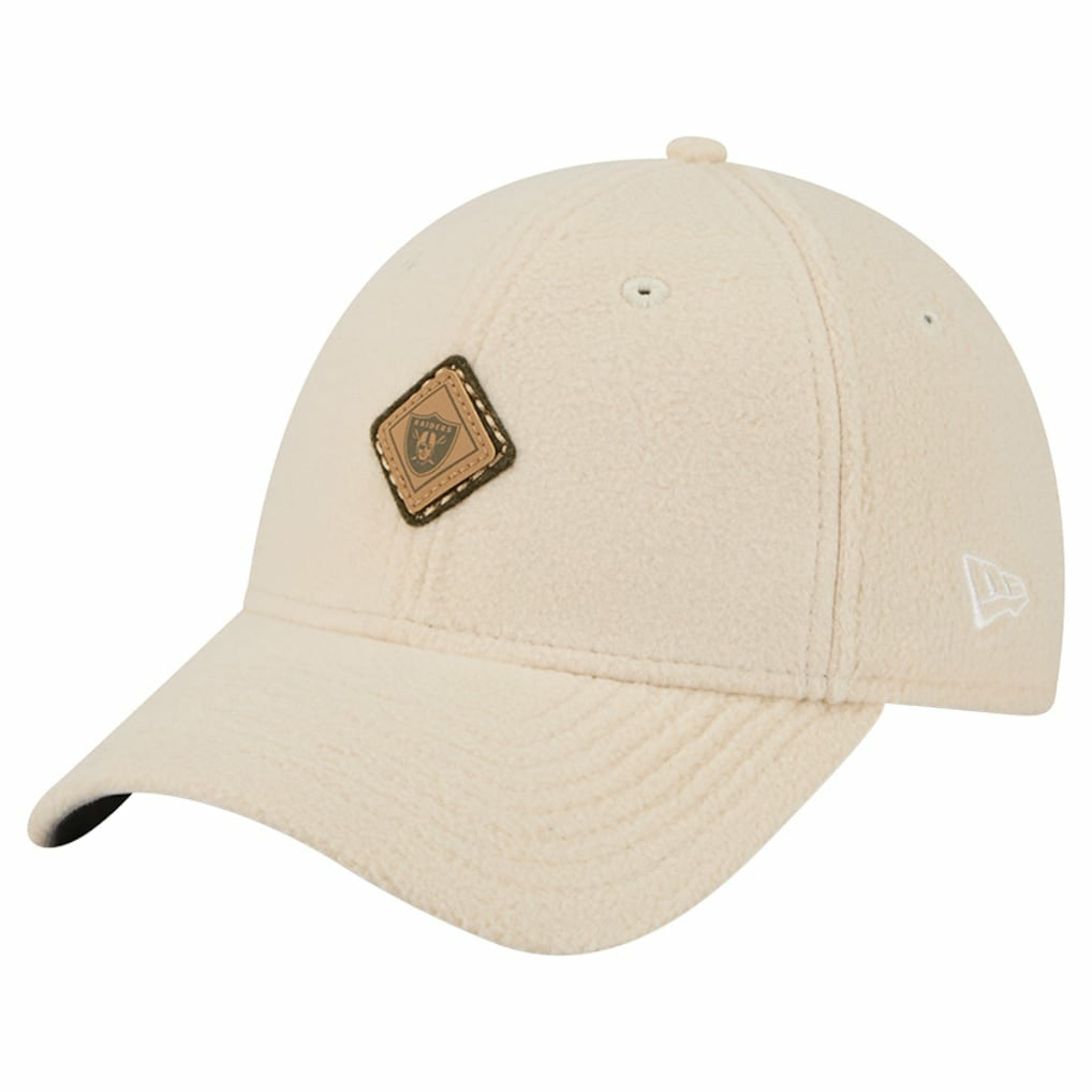 Las Vegas Raiders New Era Women's Comfy 9FORTY Adjustable Hat - Cream outlet