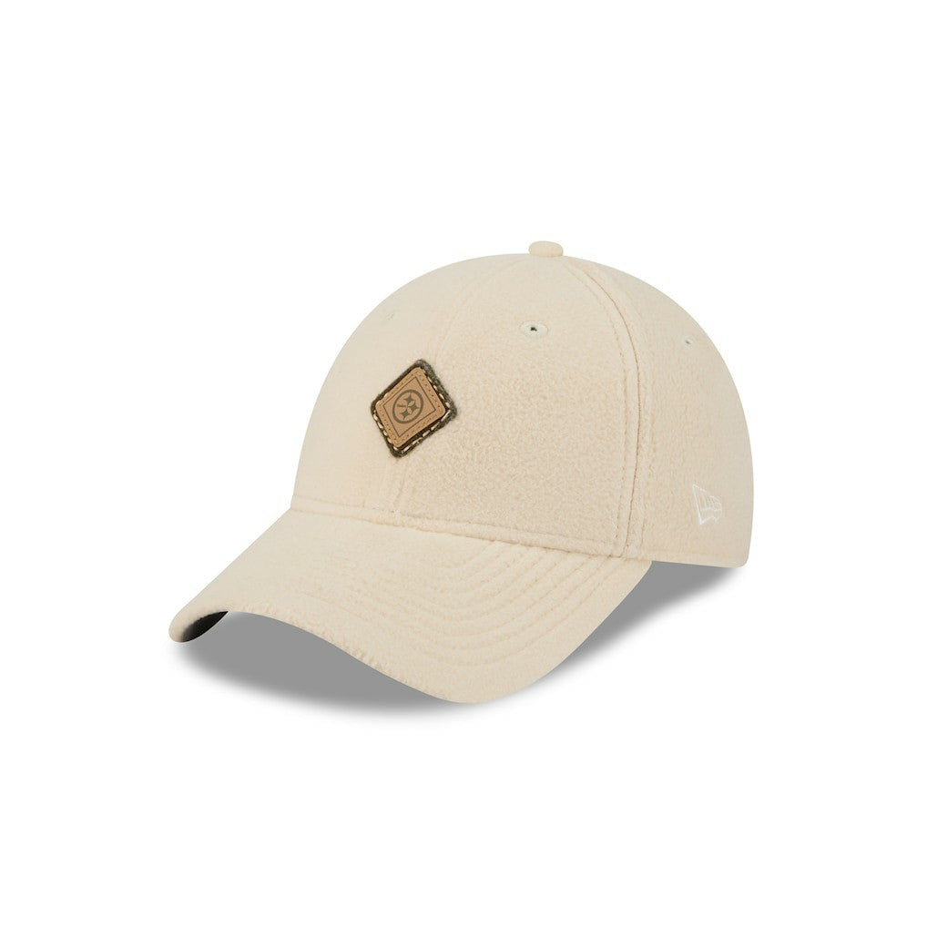 Pittsburgh Steelers New Era Women's Comfy 9FORTY Adjustable Hat - Cream sale