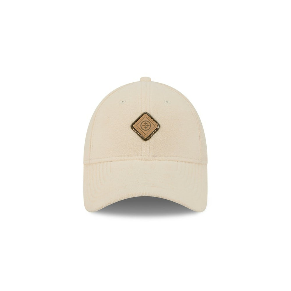 Pittsburgh Steelers New Era Women's Comfy 9FORTY Adjustable Hat - Cream sale