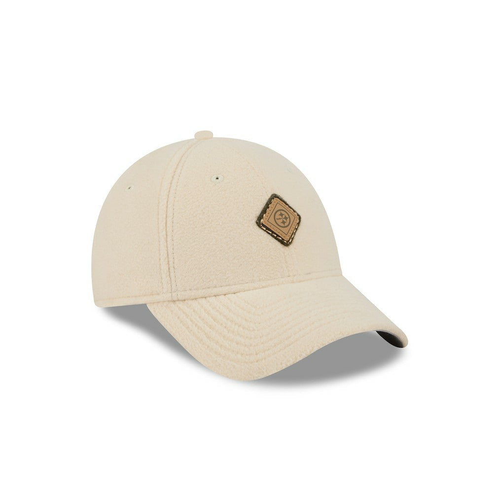 Pittsburgh Steelers New Era Women's Comfy 9FORTY Adjustable Hat - Cream sale