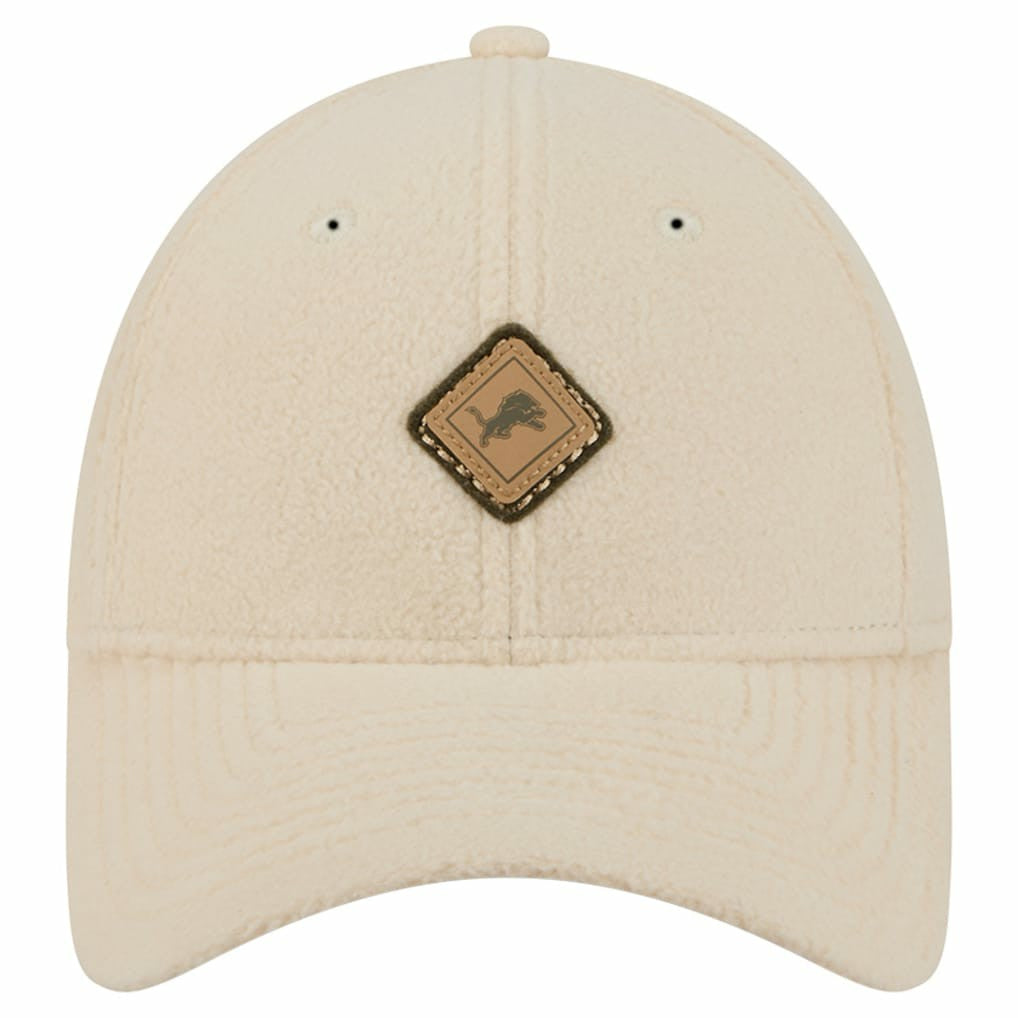 Detroit Lions New Era Women's Comfy 9FORTY Adjustable Hat - Cream sale