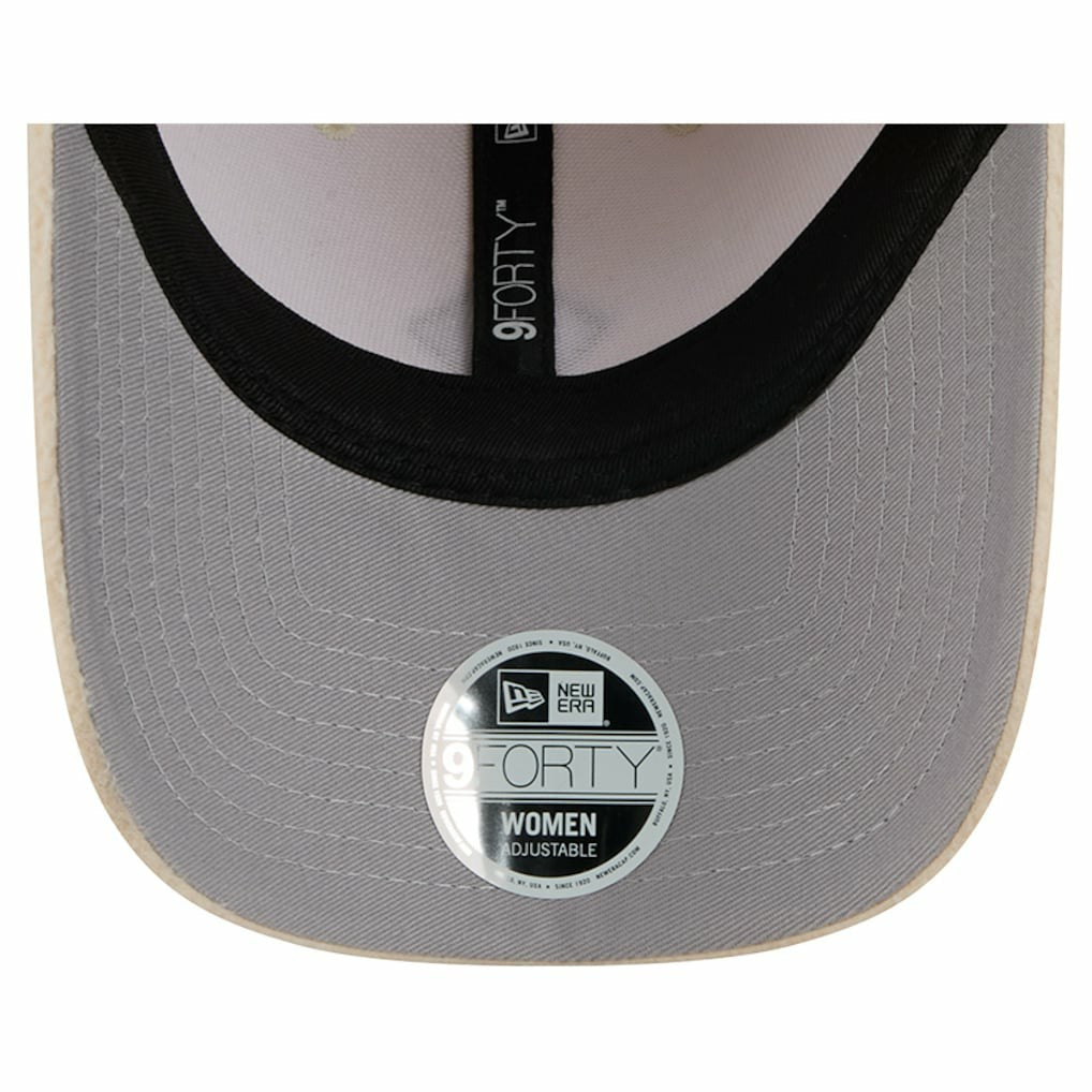 Detroit Lions New Era Women's Comfy 9FORTY Adjustable Hat - Cream sale