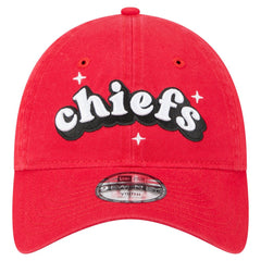 Kansas City Chiefs New Era Girls Youth Cheer 9TWENTY Adjustable Hat - Red on sale