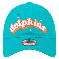 Miami Dolphins New Era Girls Youth Cheer 9TWENTY Adjustable Hat - Aqua cheap