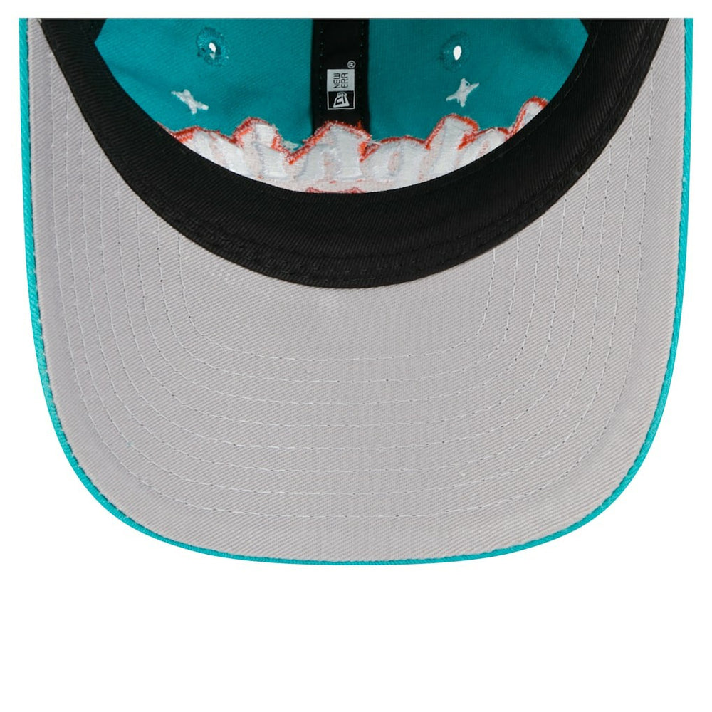 Miami Dolphins New Era Girls Youth Cheer 9TWENTY Adjustable Hat - Aqua cheap