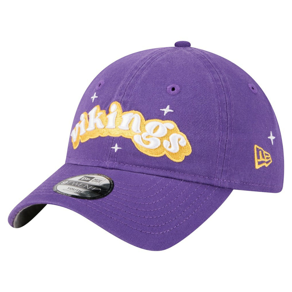 Minnesota Vikings New Era Girls Youth Cheer 9TWENTY Adjustable Hat - Purple for sale