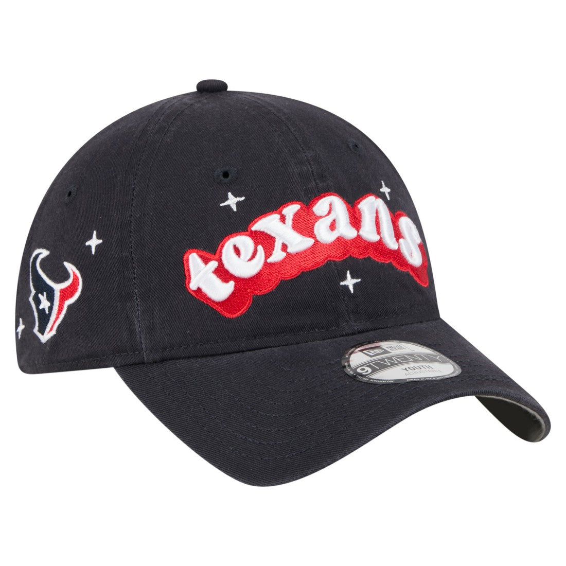 Houston Texans New Era Girls Youth Cheer 9TWENTY Adjustable Hat - Navy cheap