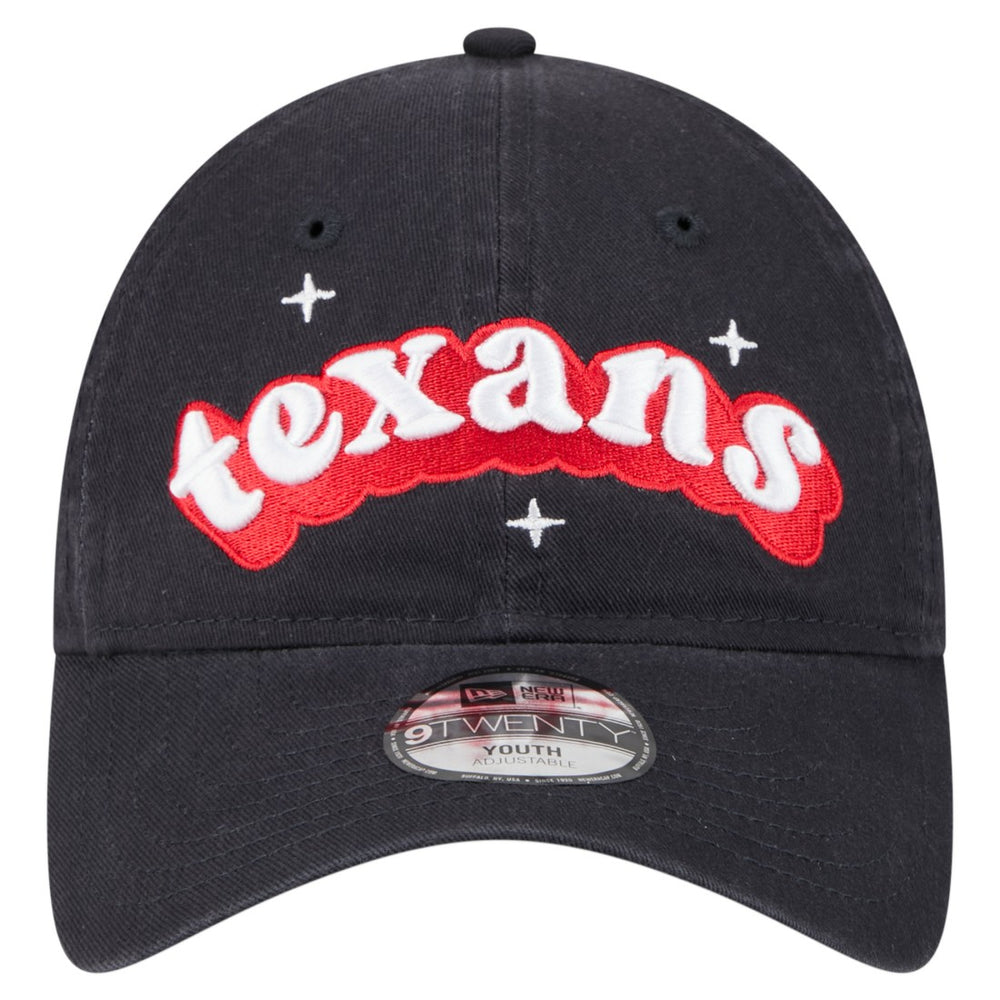 Houston Texans New Era Girls Youth Cheer 9TWENTY Adjustable Hat - Navy cheap