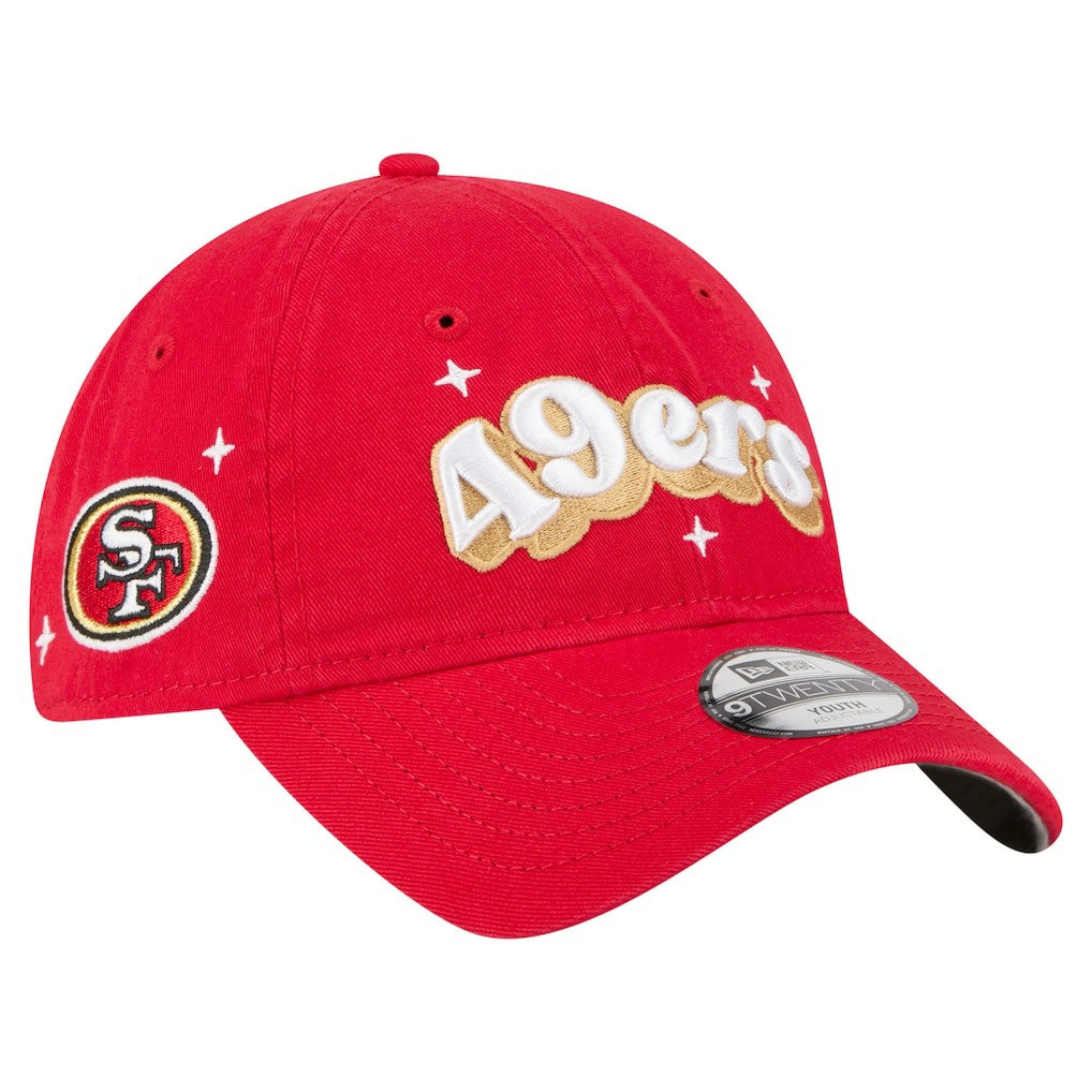 San Francisco 49ers New Era Girls Youth Cheer 9TWENTY Adjustable Hat - Scarlet on sale