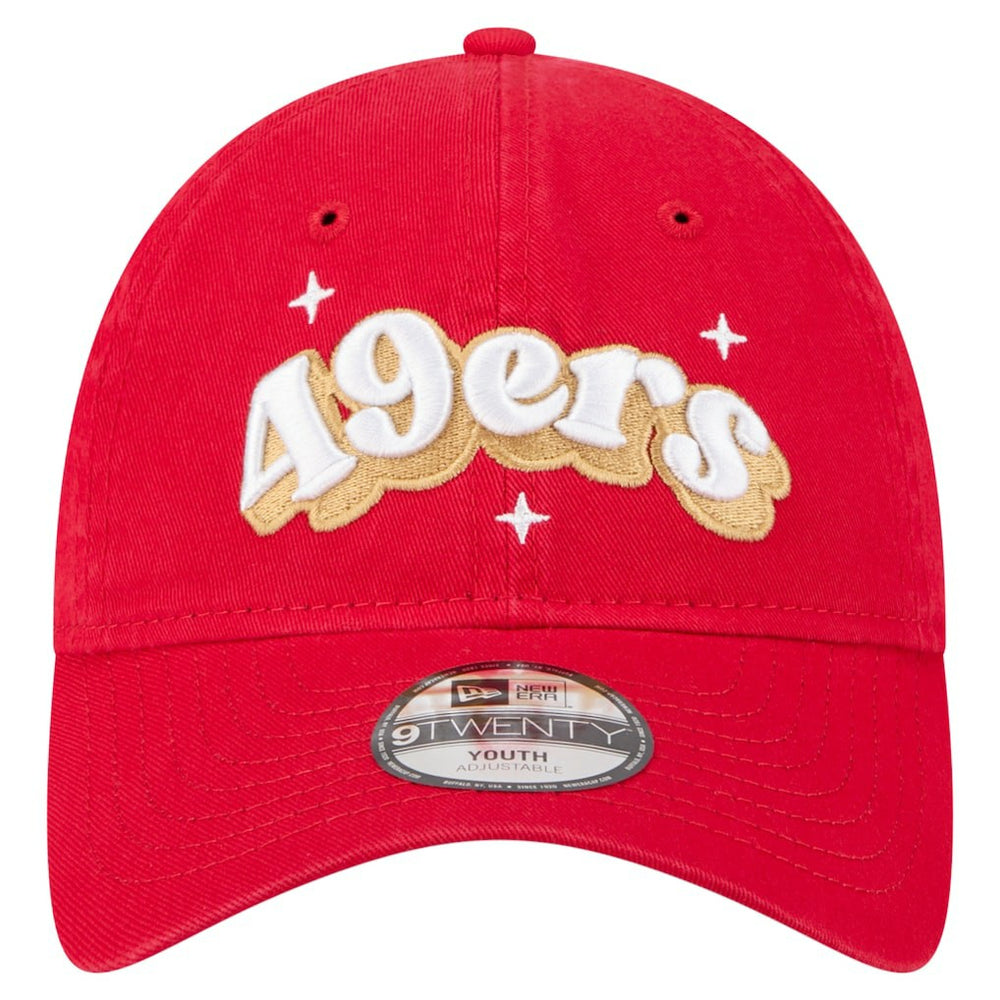 San Francisco 49ers New Era Girls Youth Cheer 9TWENTY Adjustable Hat - Scarlet on sale