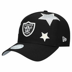 Las Vegas Raiders New Era Women's Stardom A-Frame 9FORTY Adjustable Hat - Black cheap