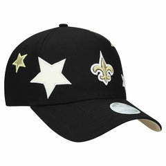 New Orleans Saints New Era Women's Stardom A-Frame 9FORTY Adjustable Hat - Black sale