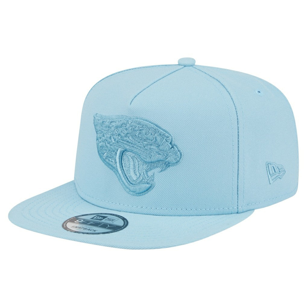 Jacksonville Jaguars New Era Color Pack A-Frame 9FIFTY Snapback Hat - Light Blue online
