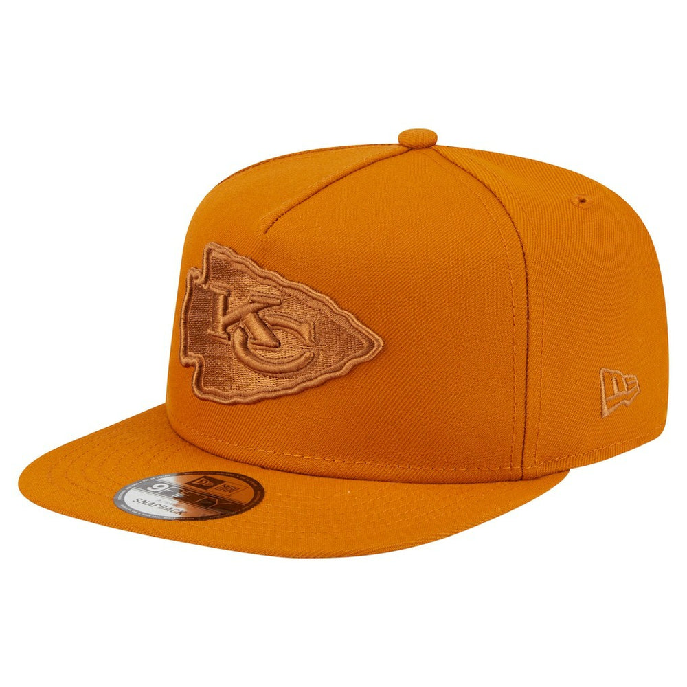 Kansas City Chiefs New Era Color Pack A-Frame 9FIFTY Snapback Hat - Brown sale
