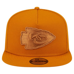 Kansas City Chiefs New Era Color Pack A-Frame 9FIFTY Snapback Hat - Brown sale