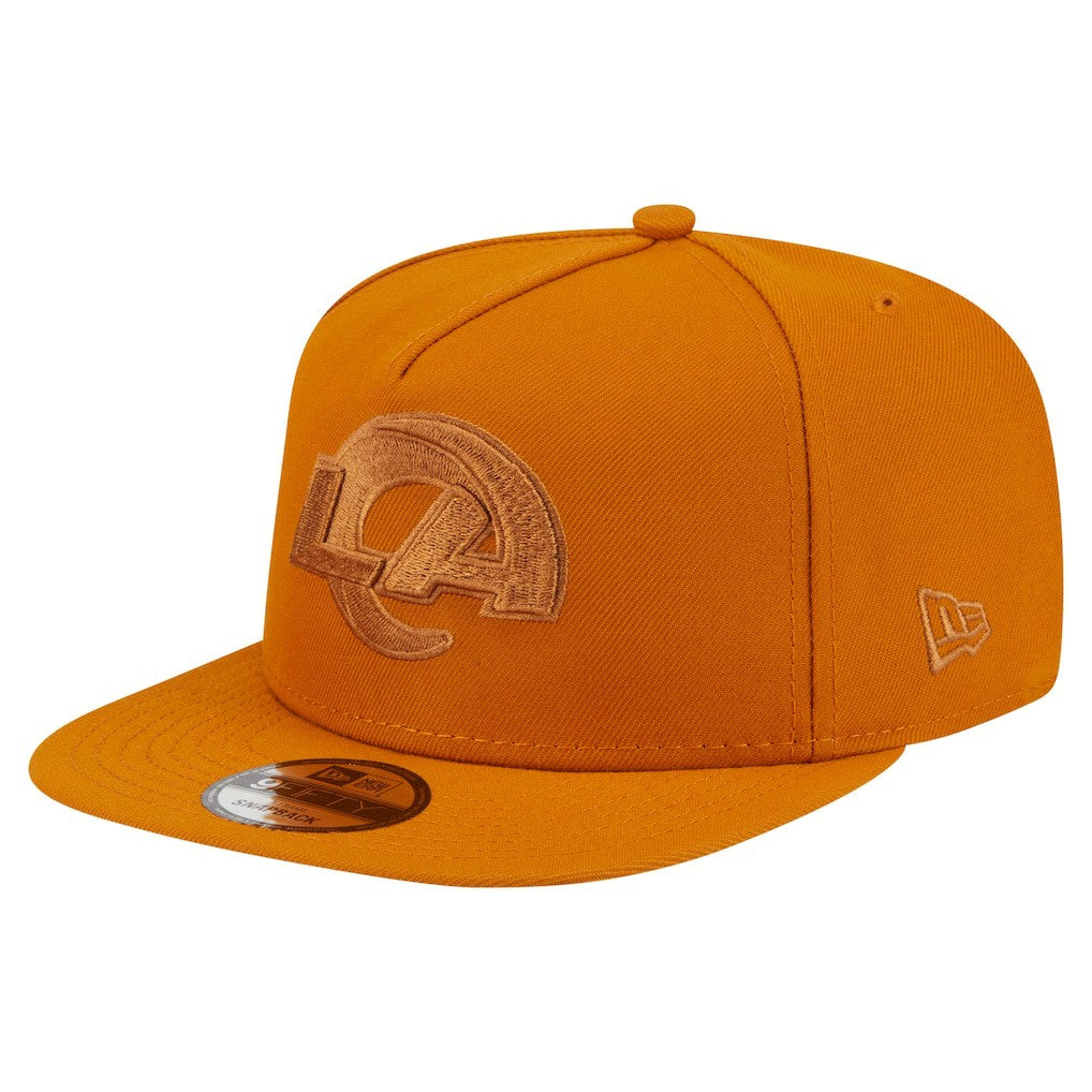 Los Angeles Rams New Era Color Pack A-Frame 9FIFTY Snapback Hat - Brown sale