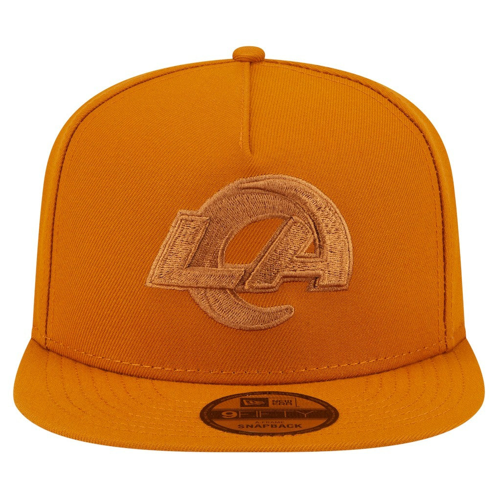 Los Angeles Rams New Era Color Pack A-Frame 9FIFTY Snapback Hat - Brown sale