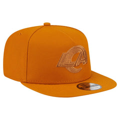 Los Angeles Rams New Era Color Pack A-Frame 9FIFTY Snapback Hat - Brown sale